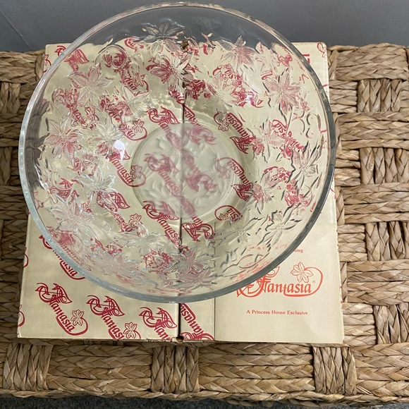 Vintage Princess House crystal bowl- 1989 Fantasia design. - Picture 3 of 5